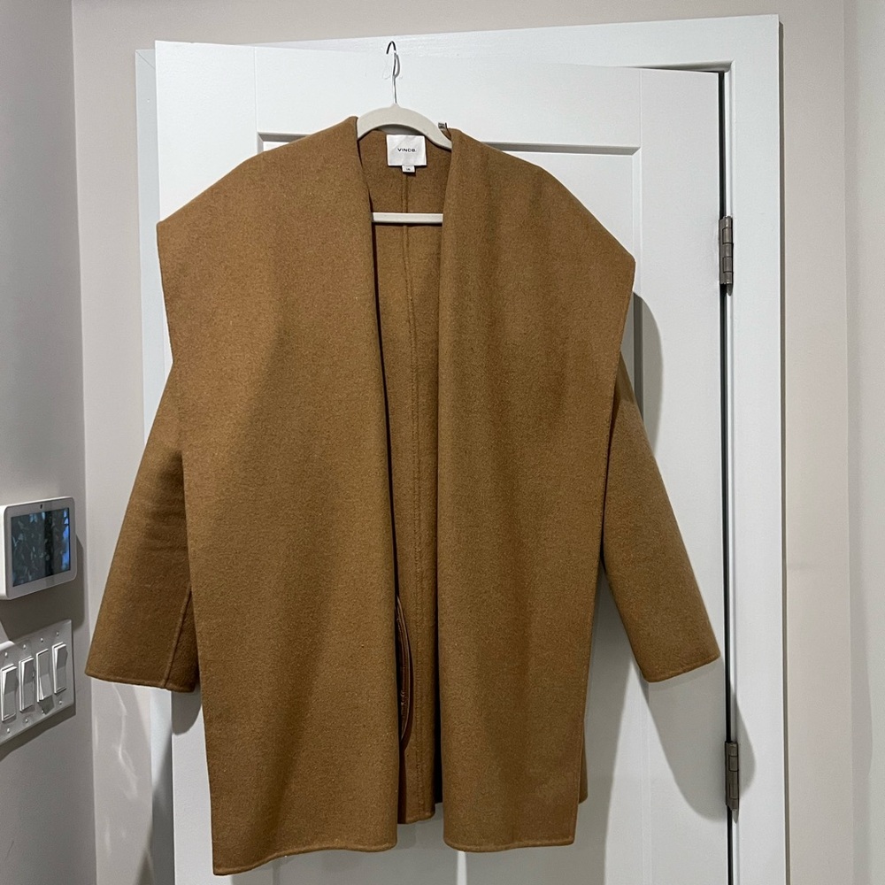 Vince Tan Women's Poncho Sweater